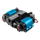 Air Compressor, Brushed, On-Board, Twin, 12v