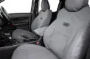 Canvas Seat Covers Front LC70 99+ Buckets with Thin Headrest
