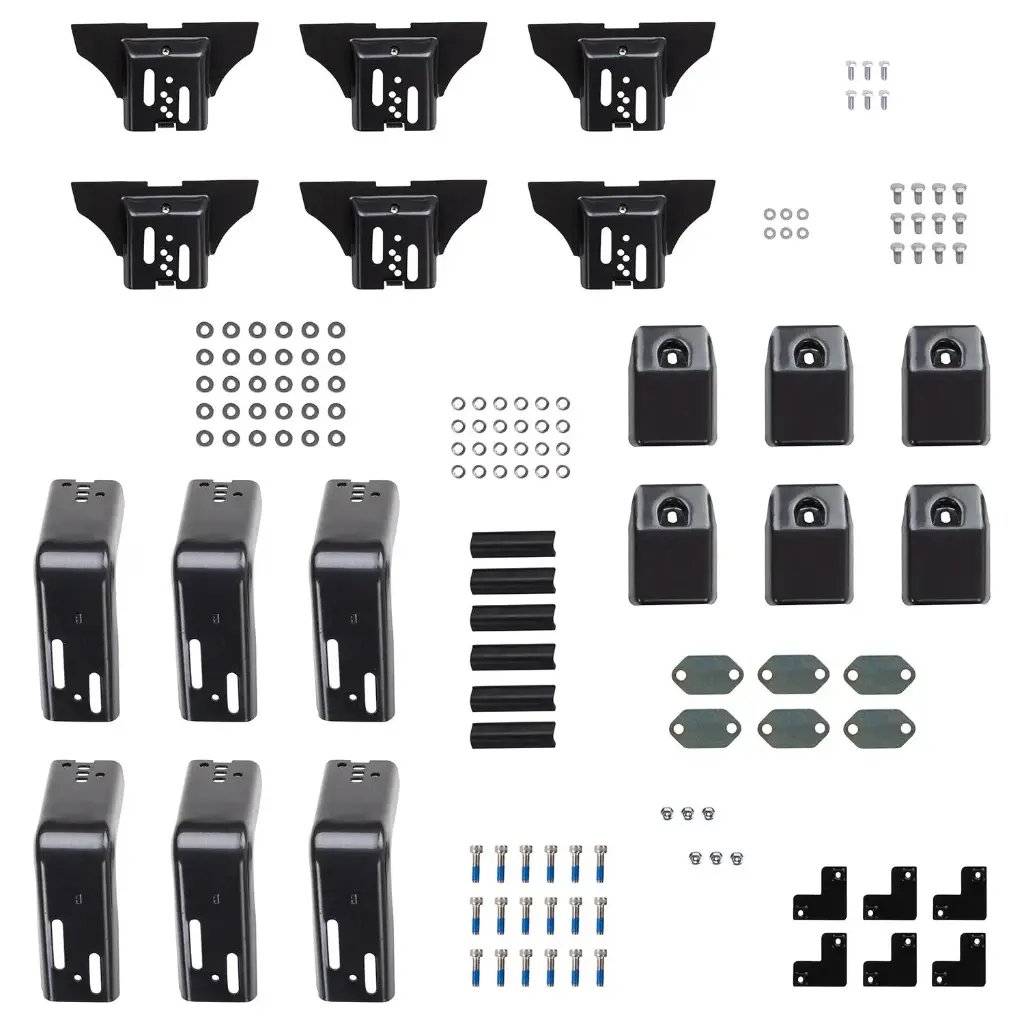 Kit fixation galerie de toit 6 pieds 