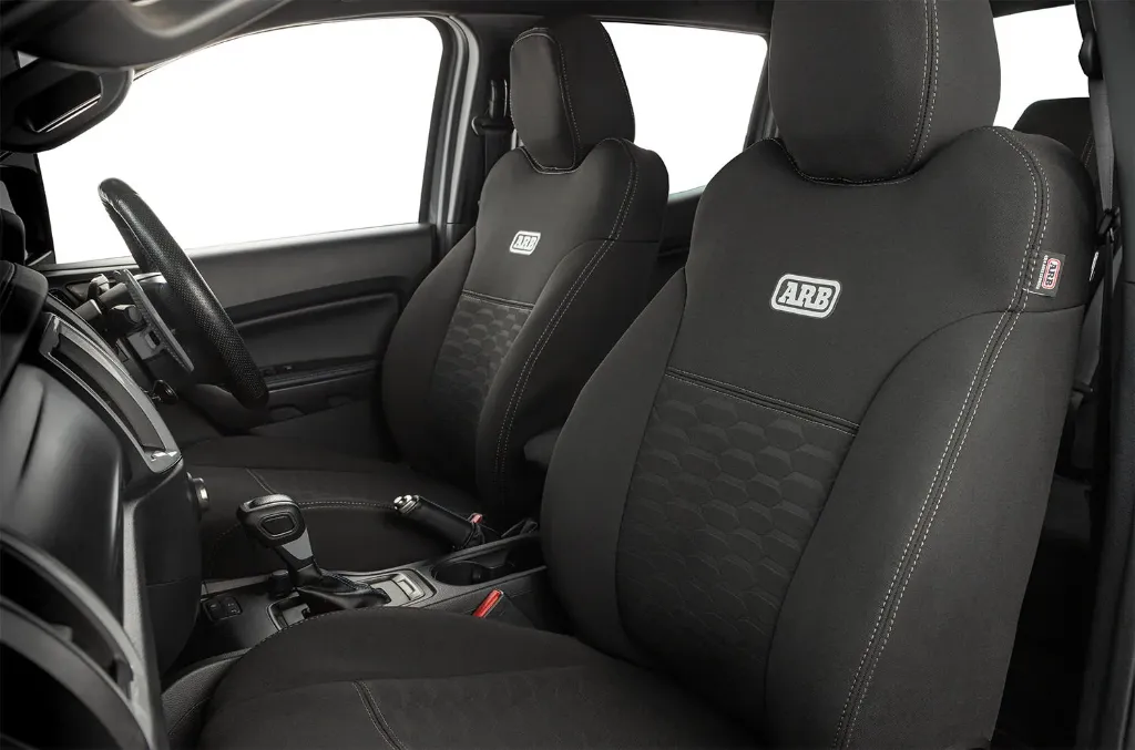 [ARB0850103NF] Neoprene Seat Covers Front LC70 99+ Buckets with Thin Headrest