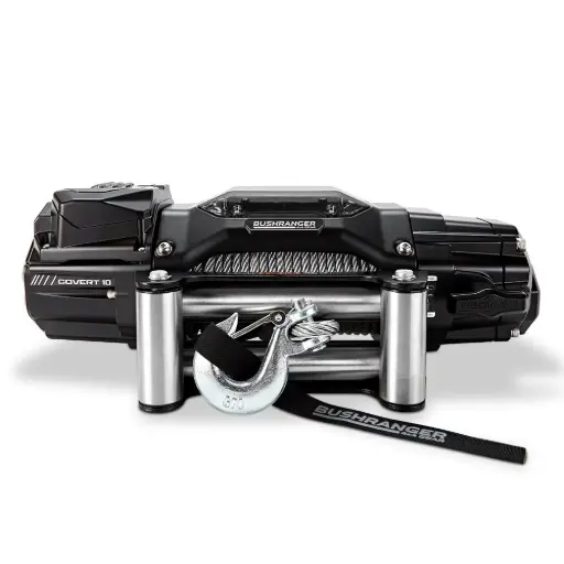 [ARBRWC100W] Winch BUSHRANGER 10 000LB Wire COVERT