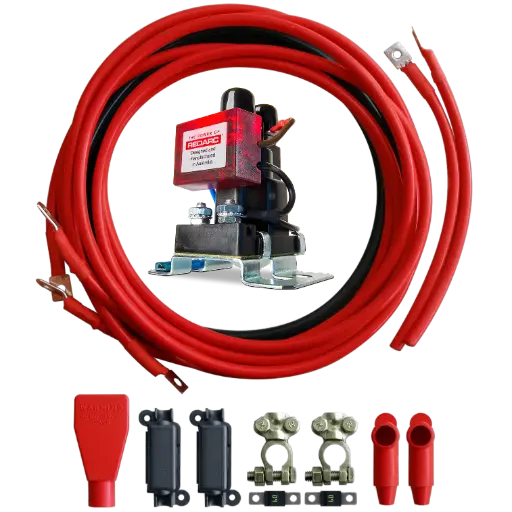 [ARBSBI12KIT] REDARC Isolator Solenoid & Self Install kit for Dual Battery 100amp, 12v